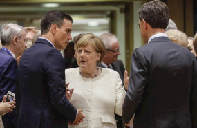 ep angela merkel pedro sanchez y mark rutte