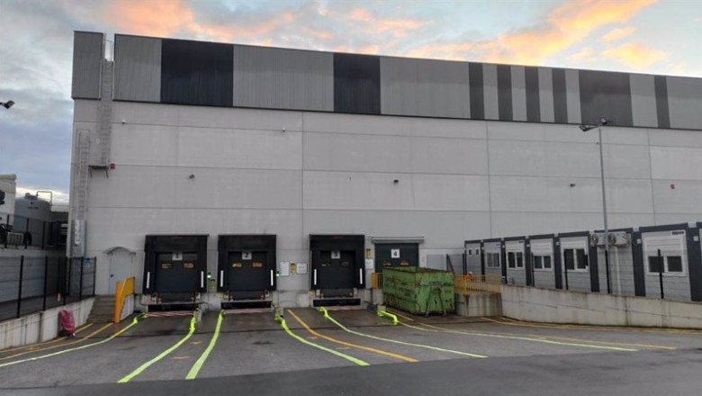 Archivo - Centro logístico de Amazon en Meres (Siero) | EUROPA PRESS - Archivo ep archivo centro logistico de amazon en meres siero