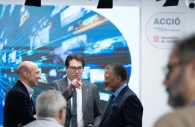 ep archivo   i d el presidente del cluster audiovisual de catalunya miquel rutllant el secretario de