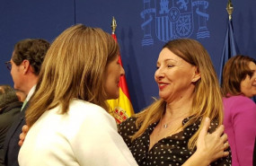 ep archivo   la secretaria general de uatae maria jose landaburu y la ministra de trabajo yolanda