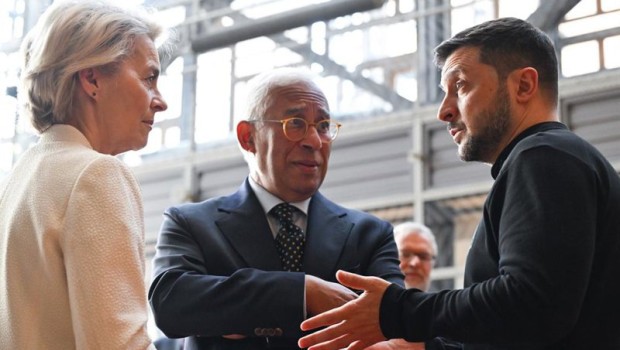 ep archivo   los presidentes del consejo europeo antonio costa y de la comision europea ursula von