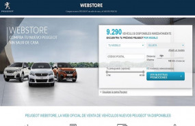 ep captura de pantalla de la web de compra de peugeot