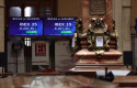 ep dos paneles del ibex 35 en el palacio de la bolsa de madrid a 15 de junio de 2022 en madrid ep dos paneles del ibex 35 en el palacio de la bolsa de madrid a 15 de junio de 2022 en madrid
