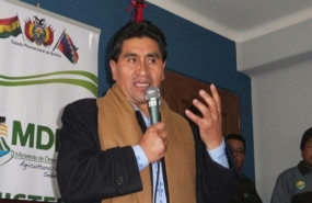 ep el exministro de desarrollo rural y tierras de bolivia cesar cocarico 2015-2019