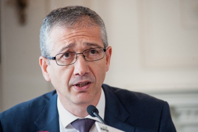 ep el gobernador del banco de espana pablo hernandez de cos durante el curso en santander organizado 20191014105209