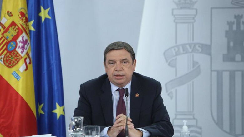 ep el ministro de agricultura pesca y alimentacion luis planas en una rueda de prensa posterior a