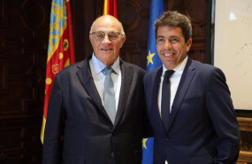 ep el presidente de la generalitat carlos mazon se reune con el presidente del banco sabadell josep