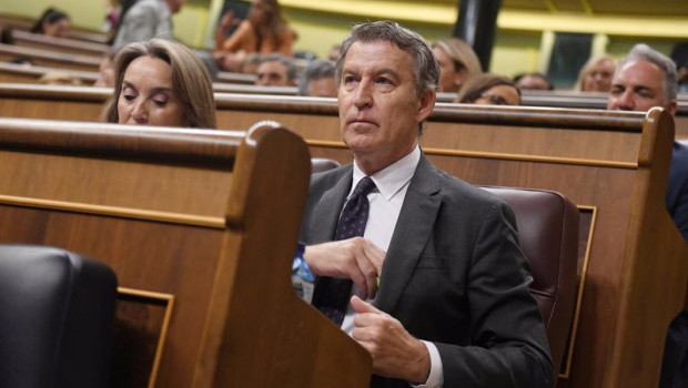 ep el presidente del partido popular alberto nunez feijoo durante una sesion de control al gobierno ep el presidente del partido popular alberto nunez feijoo durante una sesion de control al gobierno