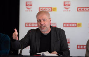 ep el secretario general de ccoo unai sordo comparece antes de reunirse para tratar la reforma