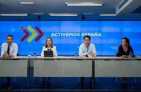 ep el secretario general del pp teodoro garcia egea junto a la vicepresidenta del congreso ana