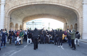 ep la huelga del metal de cadiz a 18 de noviembre del 2021 en cadiz andalucia