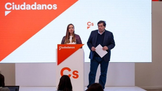 ep la portavoz de la gestora de ciudadanos melisa rodriguez y el presidente de este organo manuel