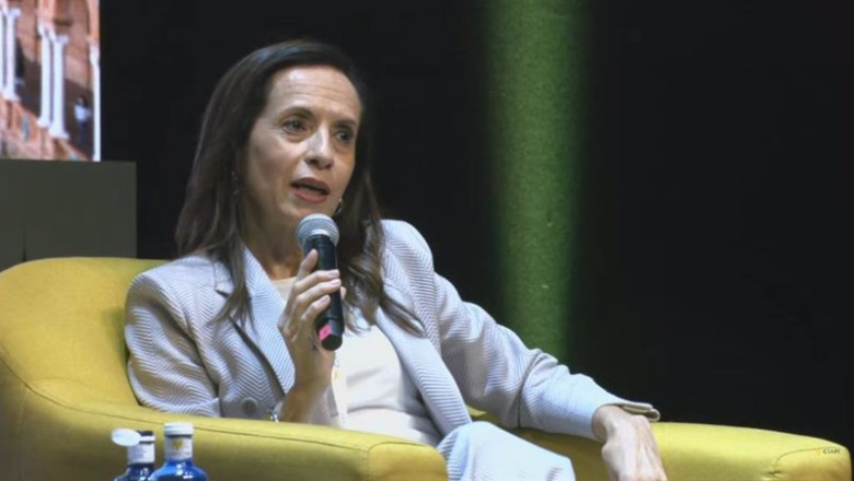 ep la presidenta de redeia durante el panel nuevo mundo nuevos negocios nuevas oportunidades en el ep la presidenta de redeia durante el panel nuevo mundo nuevos negocios nuevas oportunidades en el