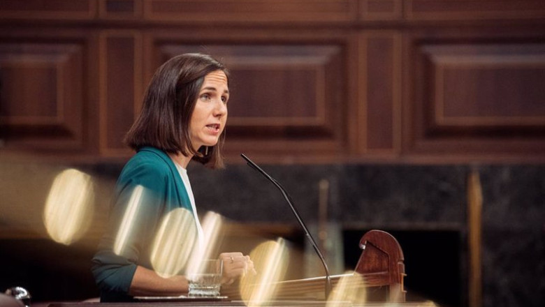 ep la secretaria general de podemos ione belarra interviene durante un pleno en el congreso de los ep la secretaria general de podemos ione belarra interviene durante un pleno en el congreso de los