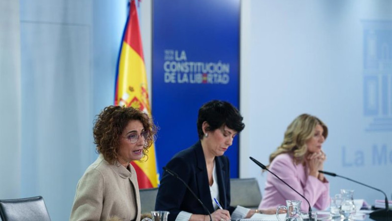 ep la vicepresidenta primera y ministra de hacienda maria jesus montero la ministra de inclusion