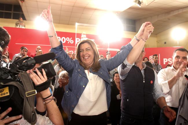 Susana Díaz, en un acto en Camas | EUROPA PRESS ep susana diaz enactocamas