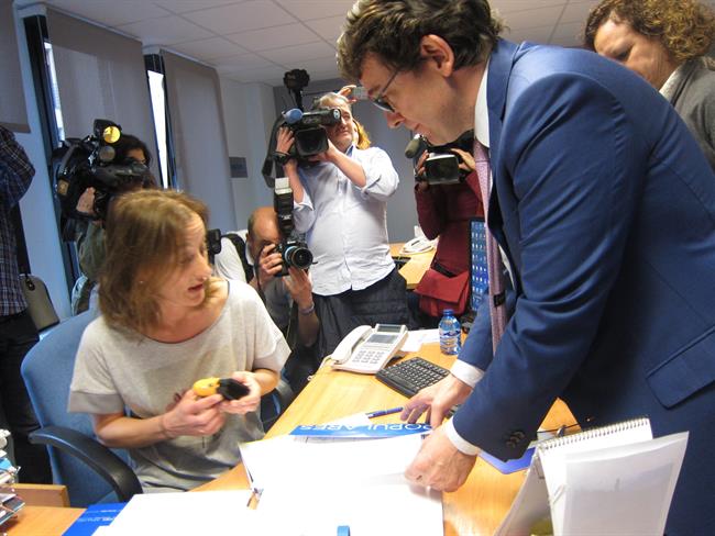 Valladolid.- Mañueco, en la sede del PP | EUROPA PRESS ep valladolid- manueco ensedepp