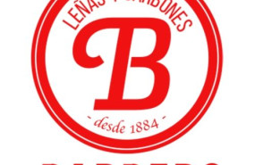 logo lenas carbones barbero fondo blaco