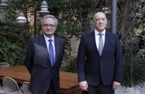 ep archivo   el presidente de celsa group rafael villaseca i y el consejero delegado de la