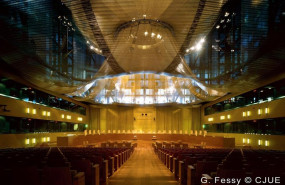 ep archivo   la gran sala de vistas del tribunal de justicia de la ue tjue con sede en luxemburgo