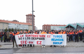 ep archivo trabajadores de la plantilla de tubos reunidos durante una concentracion ep archivo trabajadores de la plantilla de tubos reunidos durante una concentracion