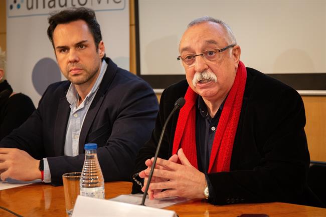 Eduardo Martín (president d'Unauto VTC) Josep María Goñi (pres. a Catalunya) | DAVID ZORRAKINO - EUROPA PRESS ep eduardo martin president dunauto vtc josep maria goni pres a catalunya