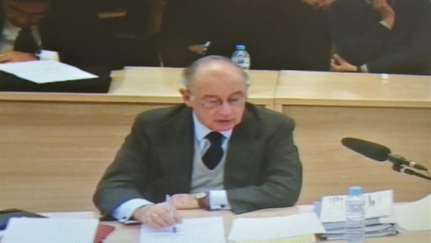 ep el expresidente de bankia rodrigo rato comparece en la audiencia nacional durante el juicio por