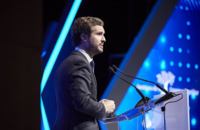 ep el lider del partido popular pablo casado interviene durante la apertura del xxiv congreso