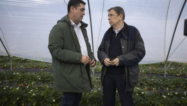 ep el ministro de agricultura pesca y alimentacion luis planas derecha visita una explotacion