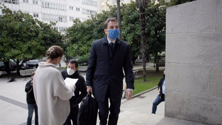 ep el presidente de alcoa espana alvaro dorado en su llegada al tsxg por el juicio del ere ep el presidente de alcoa espana alvaro dorado en su llegada al tsxg por el juicio del ere