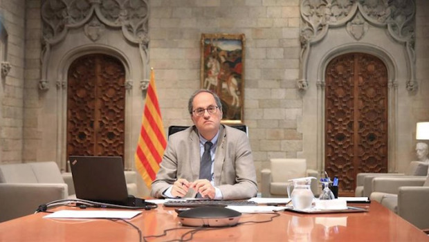 ep el presidente de la generalitat quim torra en la reunion de presidentes autonomicos este domingo