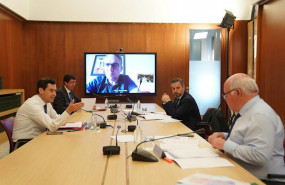 ep el presidente de la junta juanma moreno preside el gabinete de crisis del gobierno andaluz por el