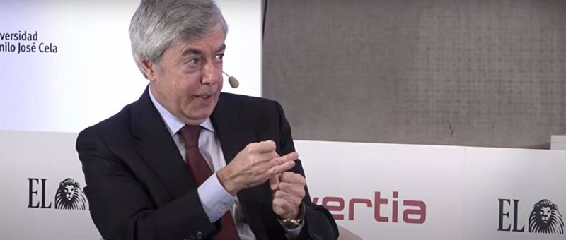 El presidente de Renta4, Juan Carlos Ureta, durante su participación en el II Observatorio de Finanzas organizado por 'El Español' e Invertia, a 22 de febrero de 2022, en Madrid. | EL ESPAÑOL, INVERTIA ep el presidente de renta4 juan carlos ureta durante su participacion en el ii observatorio de