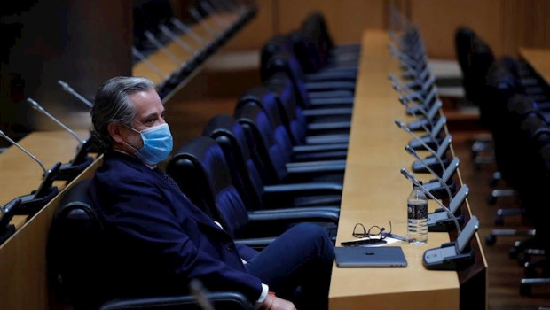 ep el ya ex diputado de ciudadanos marcos de quinto en una reciente reunion de la comision de