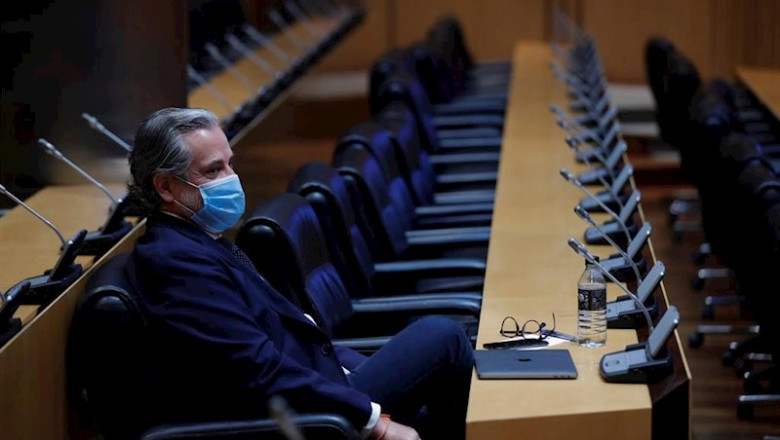 ep el ya ex diputado de ciudadanos marcos de quinto en una reciente reunion de la comision de