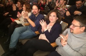 ep elisenda alamany pablo iglesias ada colauxavier domnech