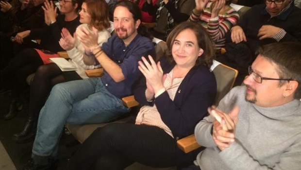 ep elisenda alamany pablo iglesias ada colauxavier domnech