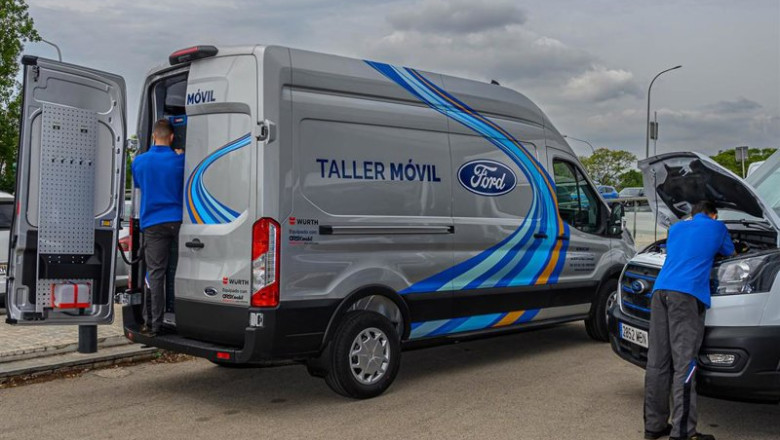 ep ford aumenta su servicio de taller movil a 13 paises europeos para mejorar la productividad de