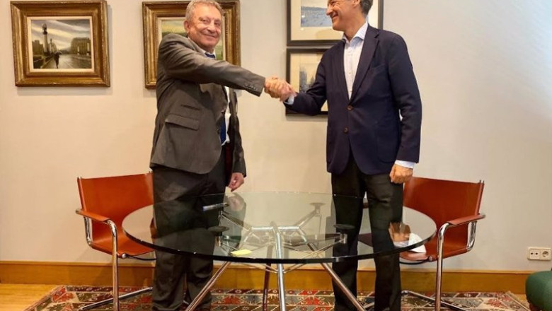 Francisco Pérez (Trichodex) y Javier Goñi (Grupo Fertiberia) firman un acuerdo de adquisición | GRUPO FERTIBERIA ep francisco perez trichodex y javier goni grupo fertiberia firman un acuerdo de adquisicion