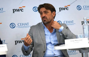 ep jorge marichal presidente de la patronal hostelera cehat durante el observatorio del smart