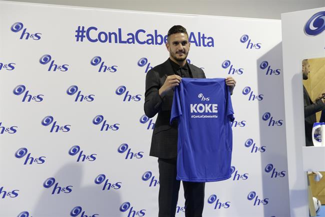 Koke durante la presentación de la campaña de 'H&S' | EUROPA PRESS ep koke durantepresentacionla campana de hs