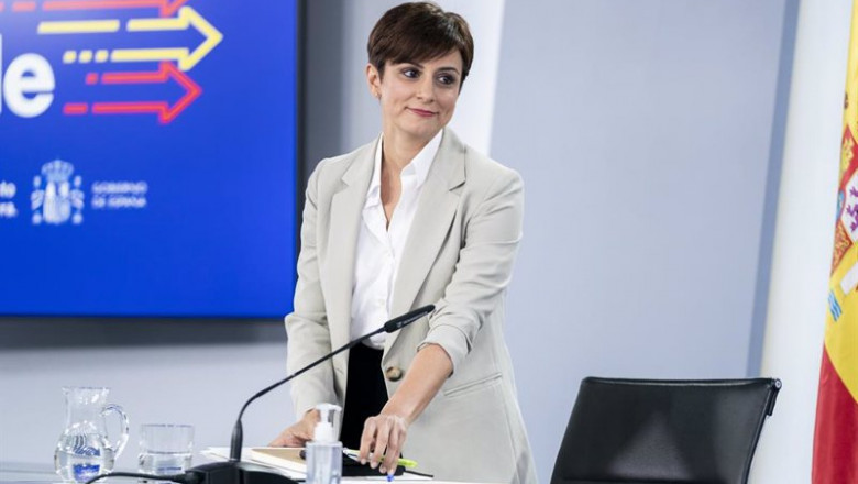 La ministra Portavoz, Isabel Rodríguez, a su llegada a una rueda de prensa posterior a la reunión del Consejo de Ministros, a 3 de mayo de 2022, en Madrid (España). | A. Pérez Meca - Europa Press ep la ministra portavoz isabel rodriguez a su llegada a una rueda de prensa posterior a la reunion