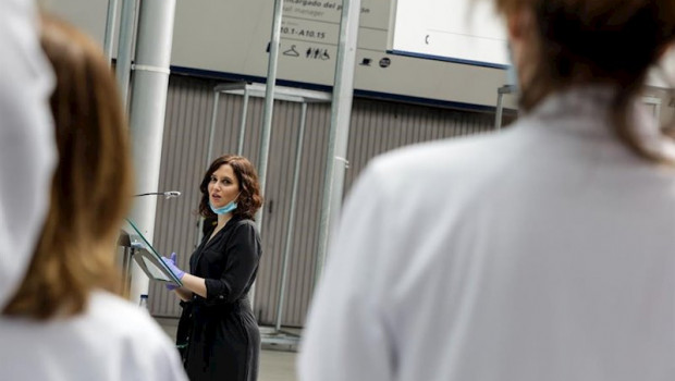 ep la presidenta de la comunidad de madrid isabel diaz ayuso realiza una intervencion publica