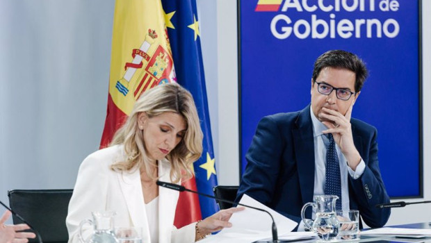 ep la vicepresidenta segunda y ministra de trabajo y economia social yolanda diaz y el ministro para