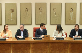 ep los diputados del grupo parlamentario ciudadanos i-d melisa rodriguez jose manuel villegas albert