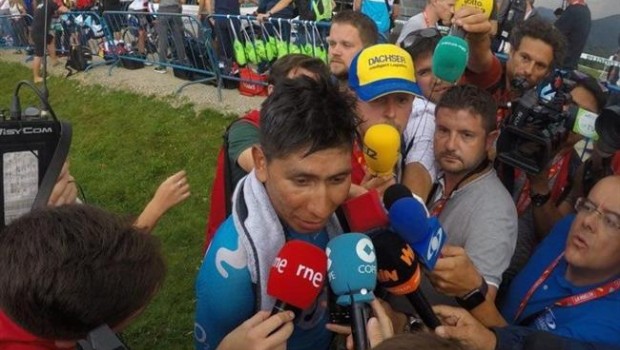 ep nairo quintana atiendelos mediosla vueltaespana