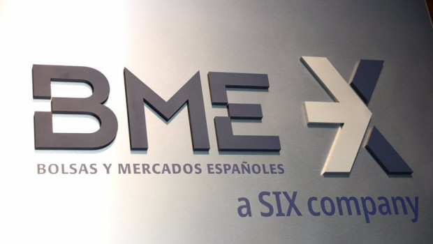 ep placa de bolsas y mercados espanoles en el palacio de la bolsa de madrid a 27 de julio de 2021 en