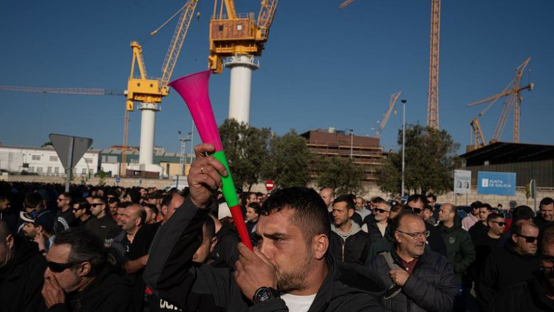 ep protesta del sector del metal en galicia