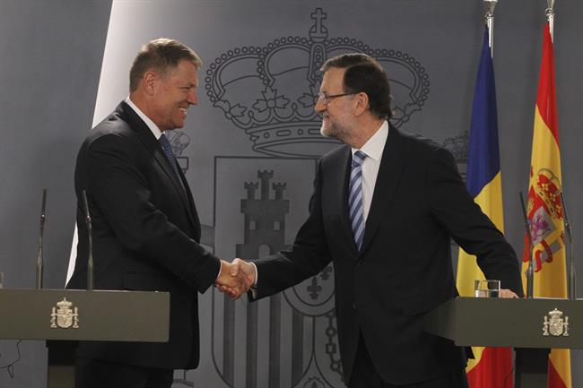 Rajoy y el presidente de Rumanía, Klaus Werner Lohannis | EUROPA PRESS ep rajoypresidenterumania klaus werner lohannis