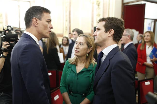 Rueda de prensa del presidente del Gobierno, Pedro Sánchez, la presidenta del Co | Eduardo Parra - Europa Press ep ruedaprensapresidentegobierno pedro sanchez la presidentaco 20181001172802